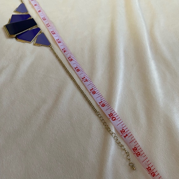 Chunky purple necklace - Picture 3 of 3